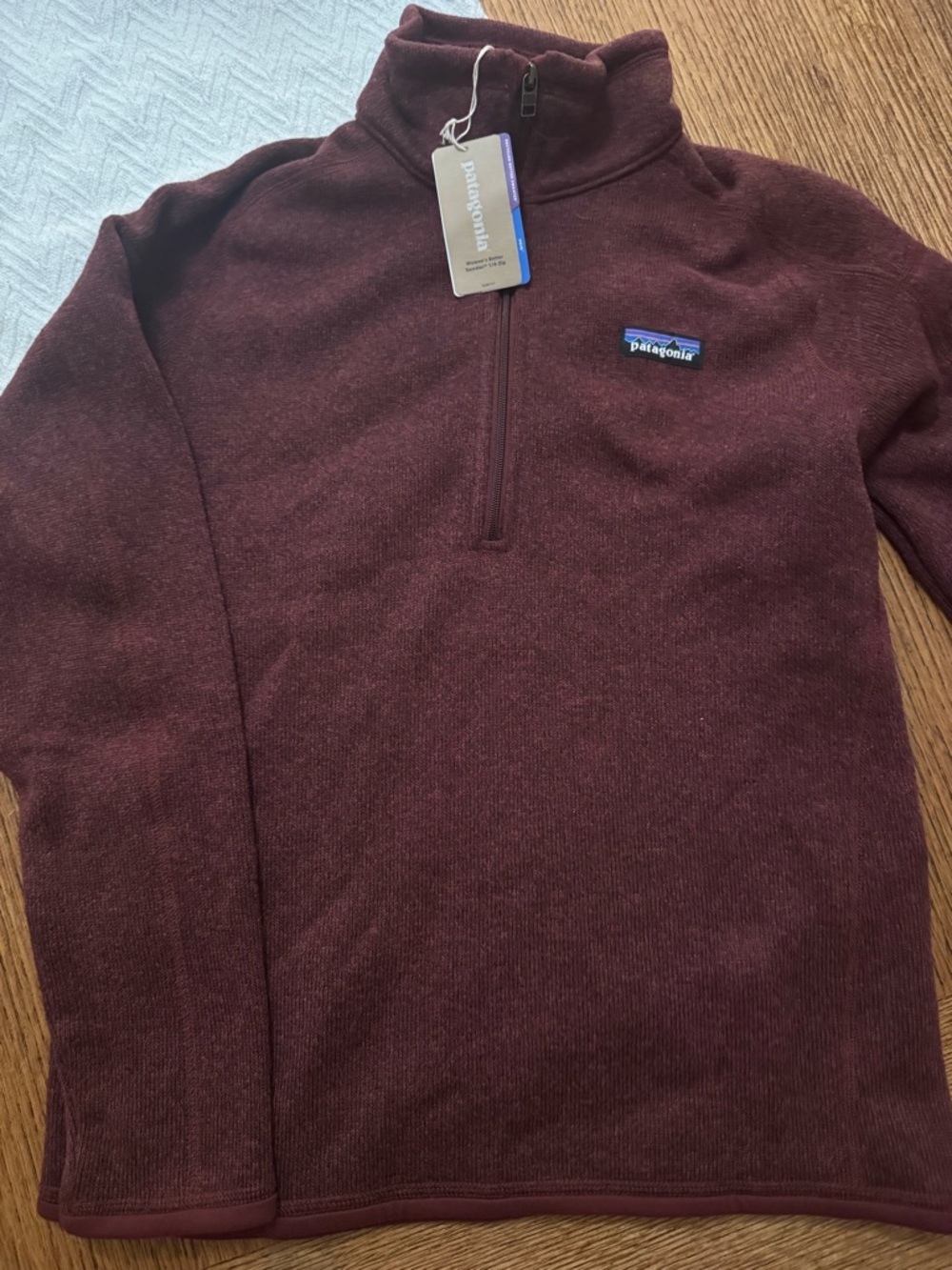 Patagonia Better sweater women’s 1/4  zip  in Deep Maroon